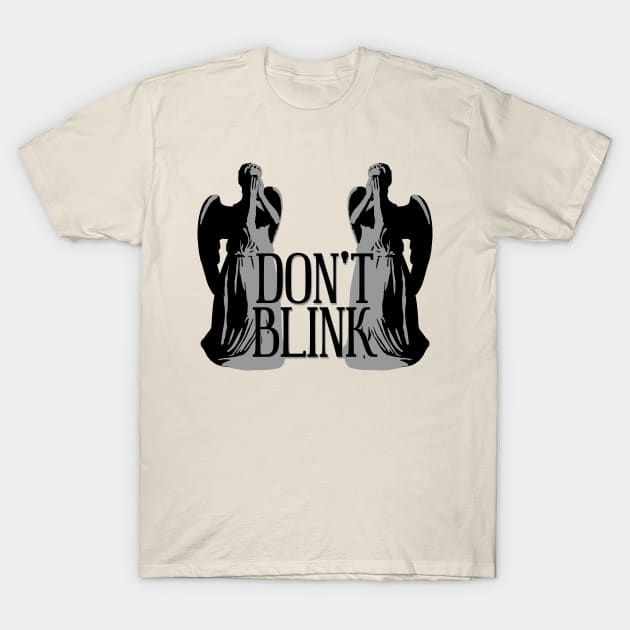 Alert - Weeping Angels - Dont Blink 1 T-Shirt by EDDArt